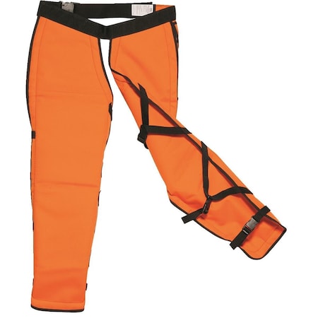 Pgi Fireline Chainsaw Chaps, Green, Para-Aramid, 12 Length, PR 8005083-40